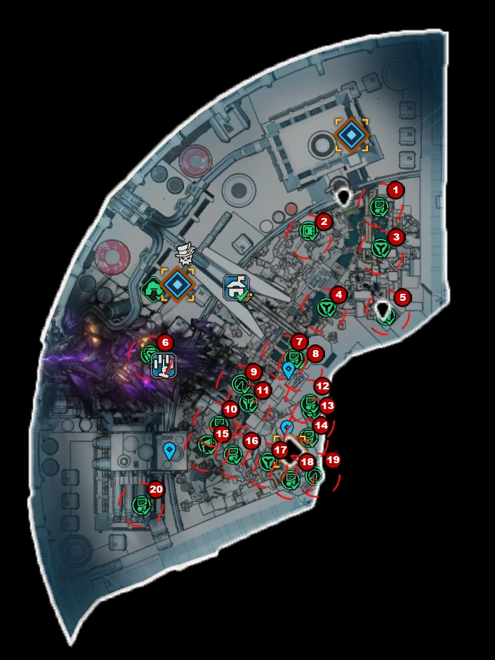 Carcadia-Bezirk - Sammelobjekte - Collectibles