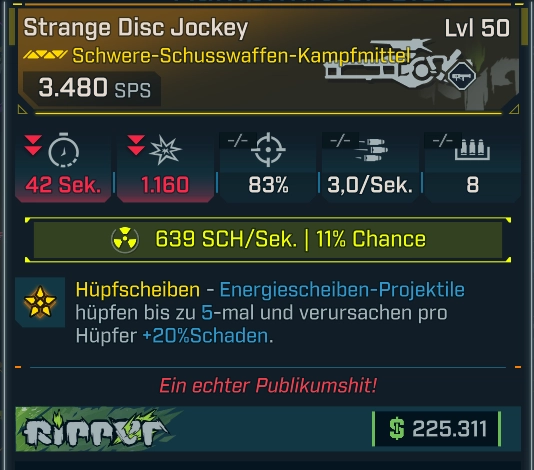 Waffe – Disc Jockey