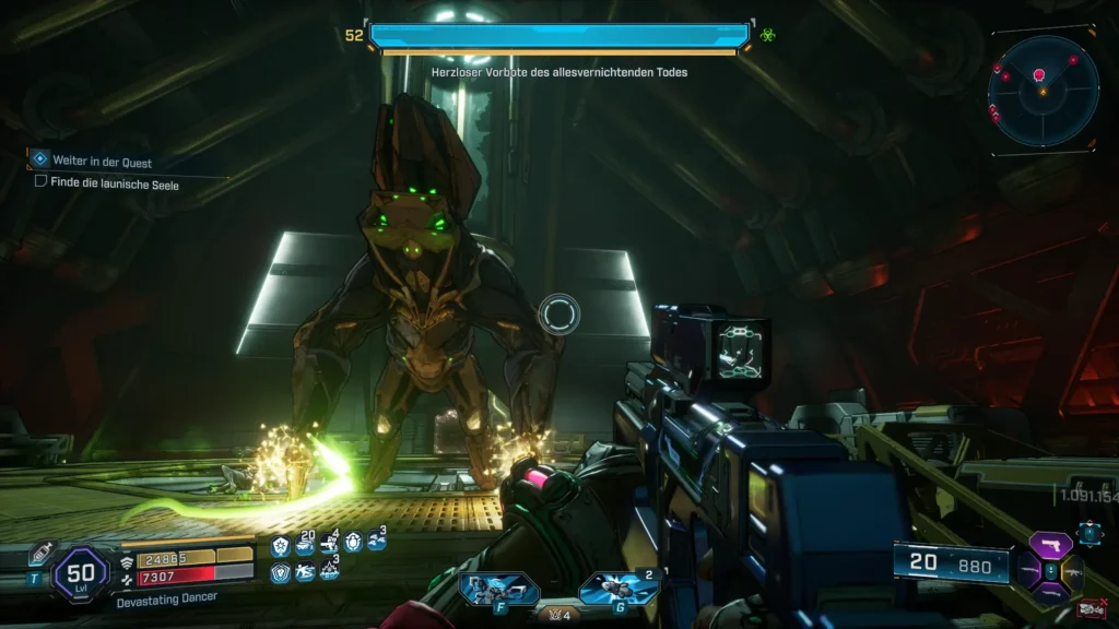 Herzloser Vorbote des allesvernichtendenden Todes