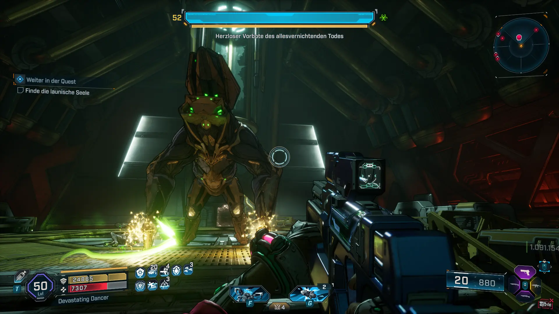 Herzloser Vorbote des allesvernichtenden Todes