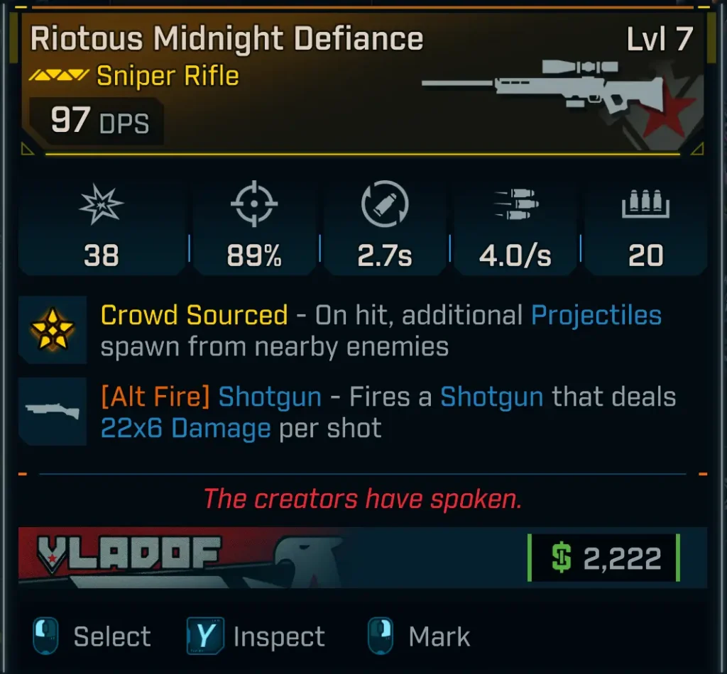 Waffe – Midnight Defiance