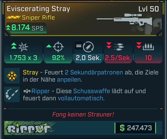 Waffe – Eviscerating Stray