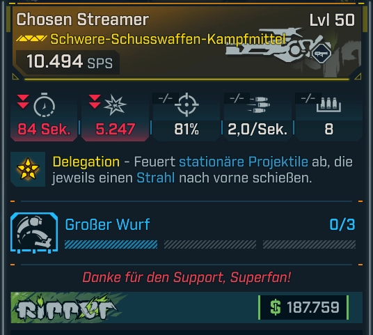 Waffe - Streamer