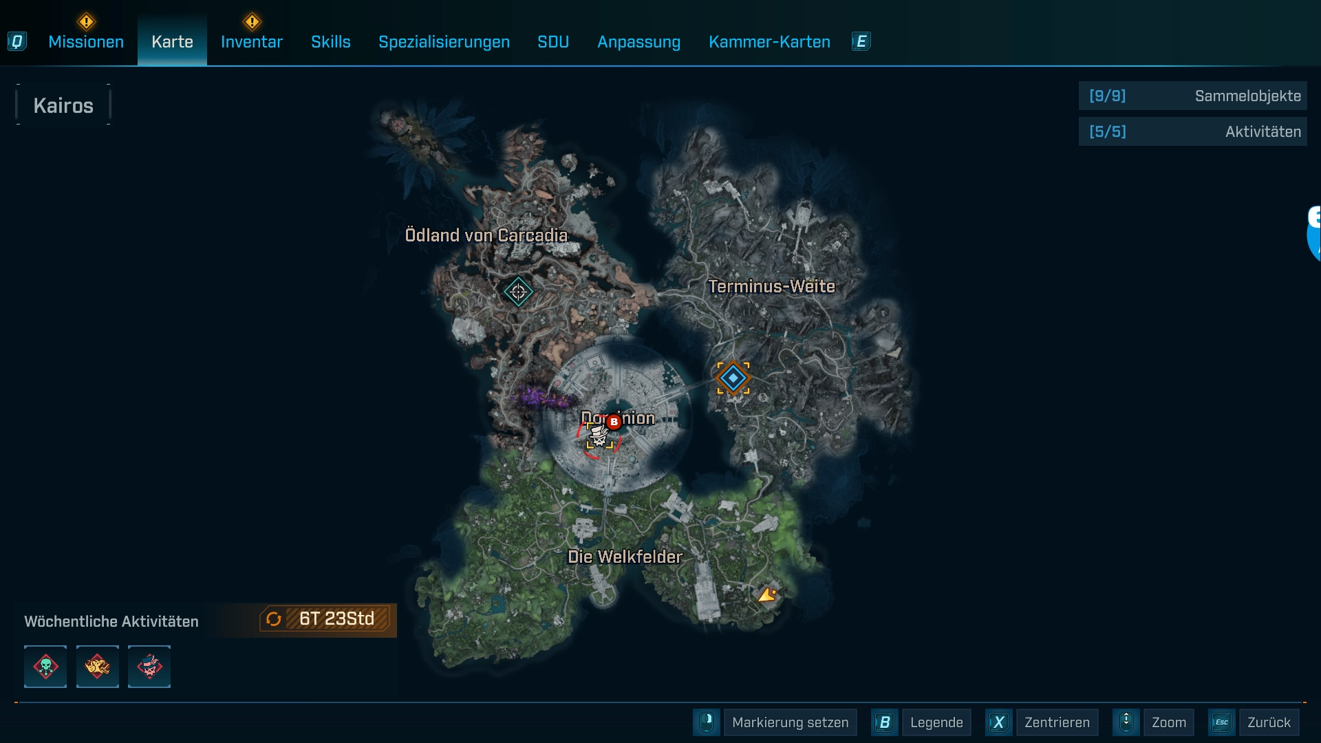 Bio-Thresher-Omega - Fastest Way - WorldMap