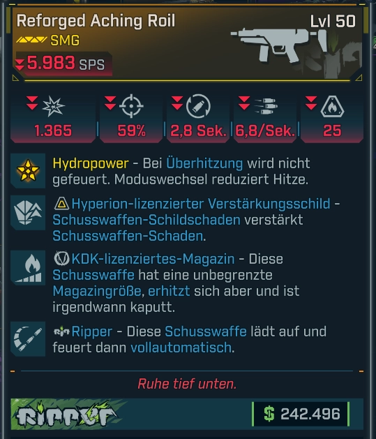 Reforged Aching Roil